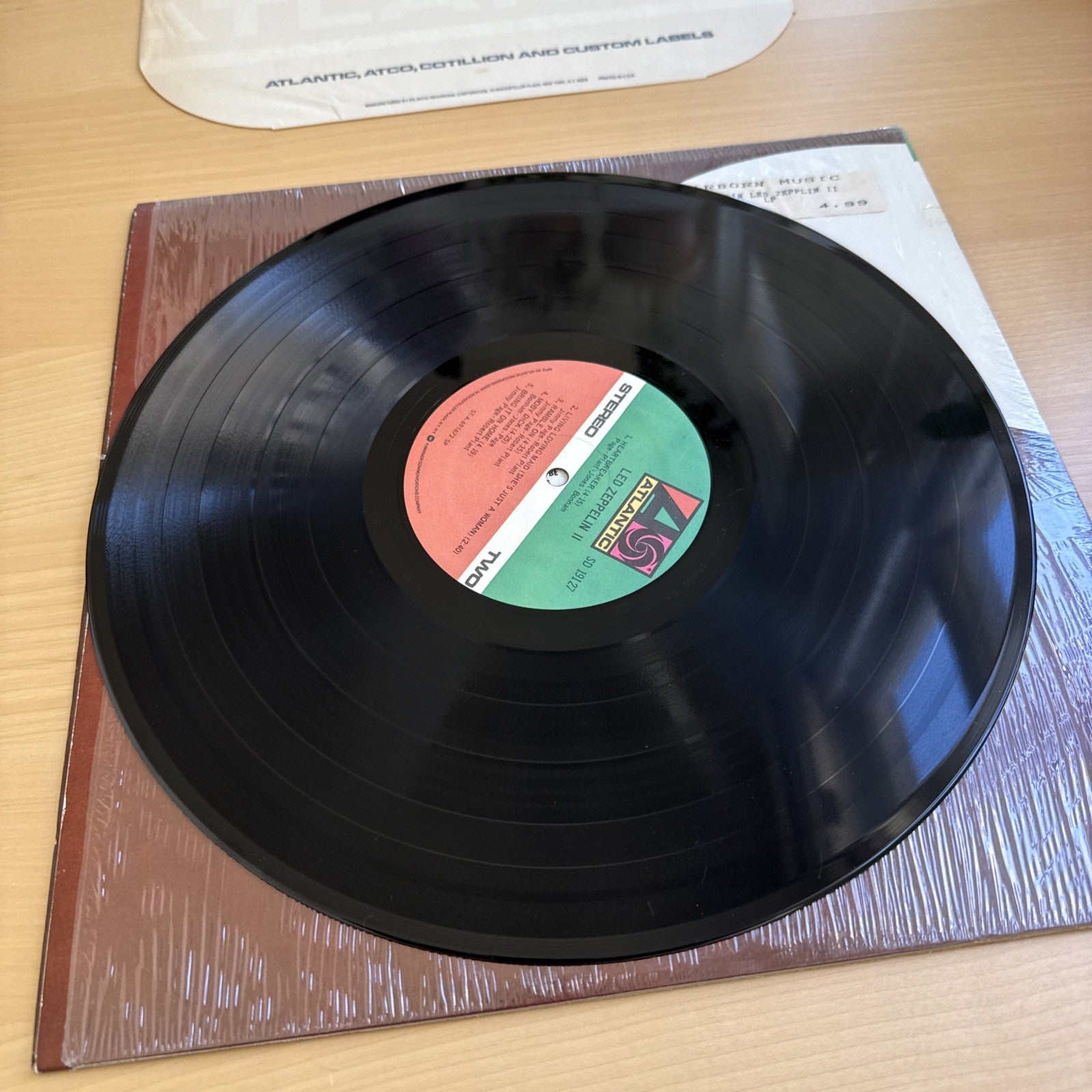 LED ZEPPELIN II 1970s Vinyl LP In Shrink! US Press W/Original Sleeve NICE! VG+
