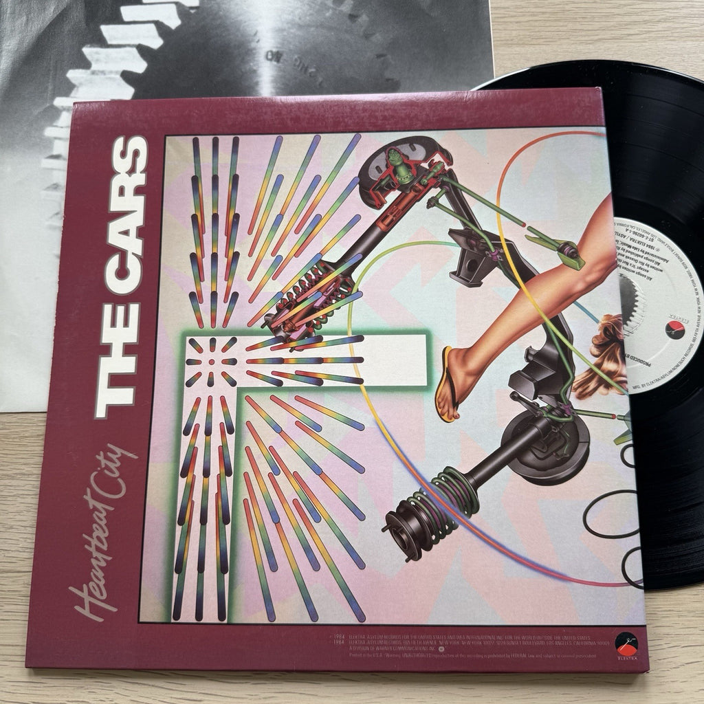 1984 THE CARS Heartbeat City Elektra US Pressing Complete W/Sleeve! NICE! VG+