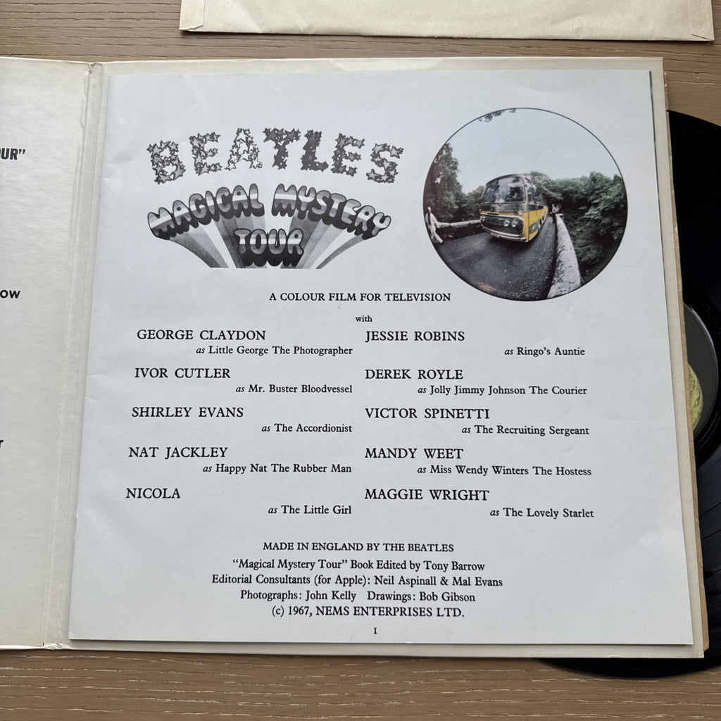 1970s The Beatles "Magical Mystery Tour" US Press Apple 🍏 Gatefold +Booklet VG+