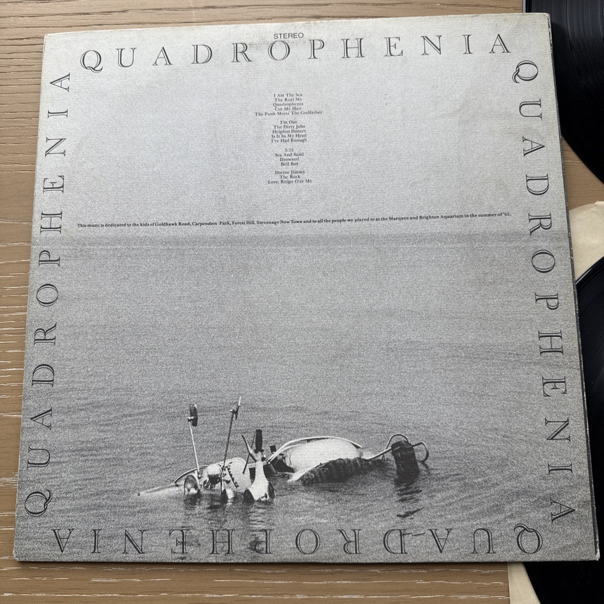 1970s  THE WHO "Quadrophenia" US Pressing Vinyl 2LP Vinyl Record! VG+