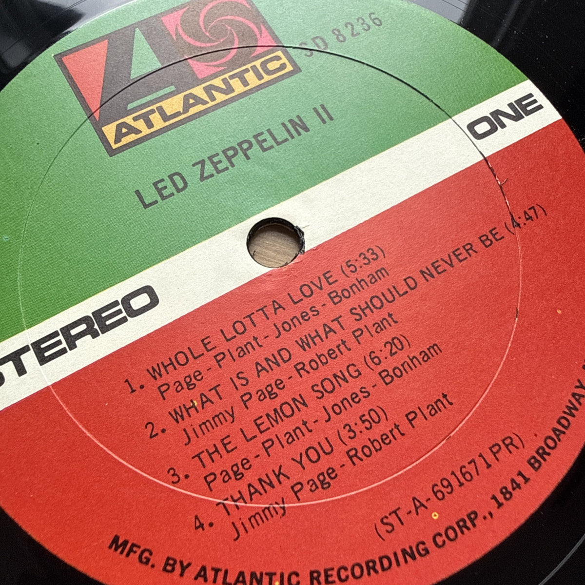 1969 LED ZEPPELIN II Vinyl LP Original US Specially Press EX/EX Condition