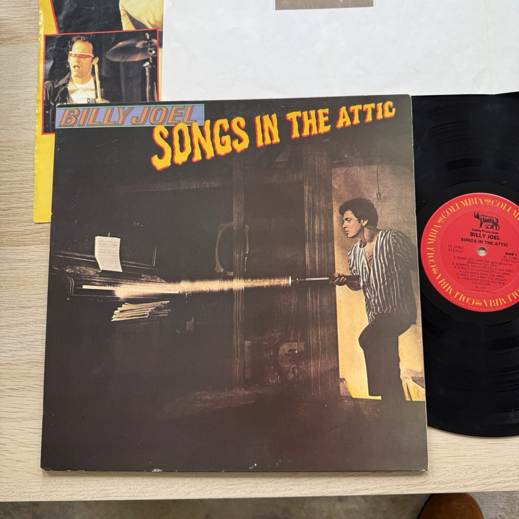 Billy Joel Songs in the Attic 1st 1981 Vinyl LP Complete W/Lyrics + Booklet!