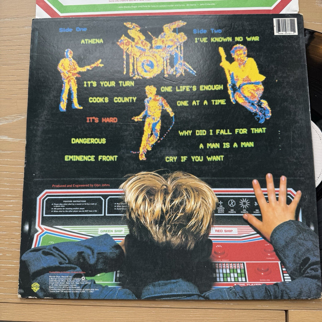 THE WHO IT'S HARD LP 1982 US Press Vinyl Record VG+ Complete W/OG Sleeve!