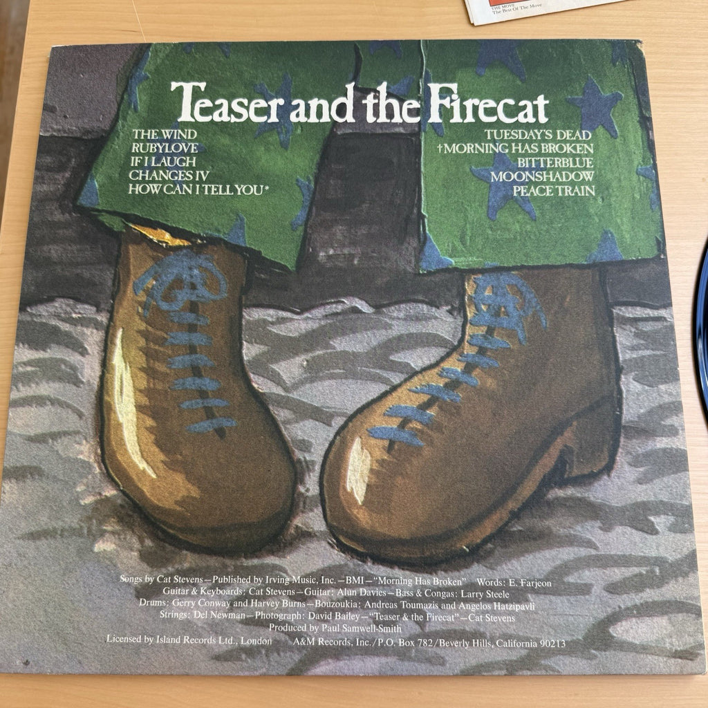 1970s Cat Stevens Teaser And The Firecat Gatefold LP US Pressing OG Sleeve VG+