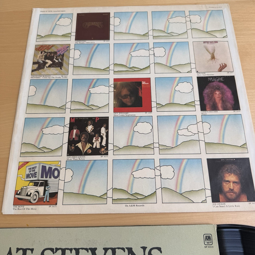 1970s Cat Stevens Teaser And The Firecat Gatefold LP US Pressing OG Sleeve VG+
