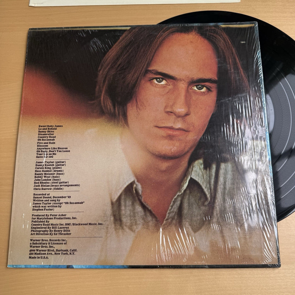 1970 JAMES TAYLOR Sweet Baby James US Peas In Shrink In W/Original Sleeve