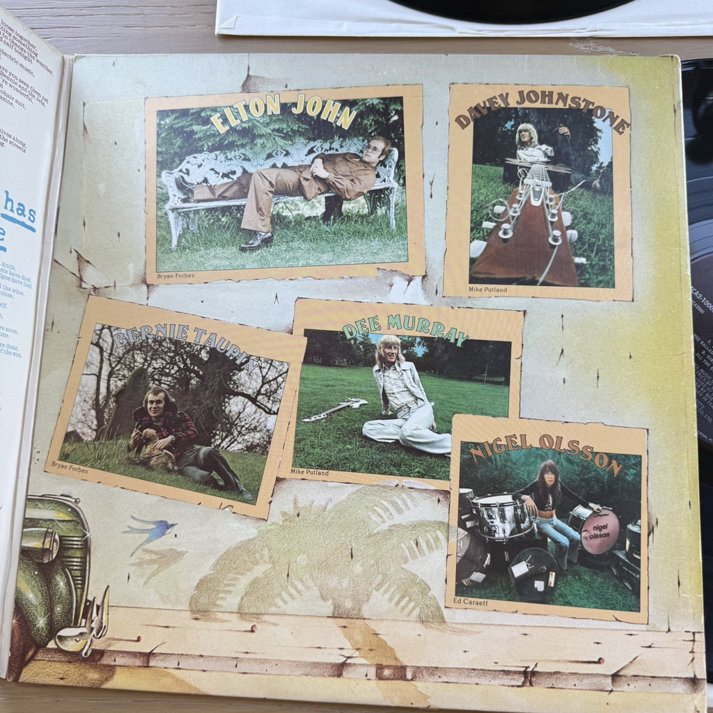 1973 Elton John Goodbye Yellow Brick Road 1st US Rainbow Press W/Sleeves! VG+