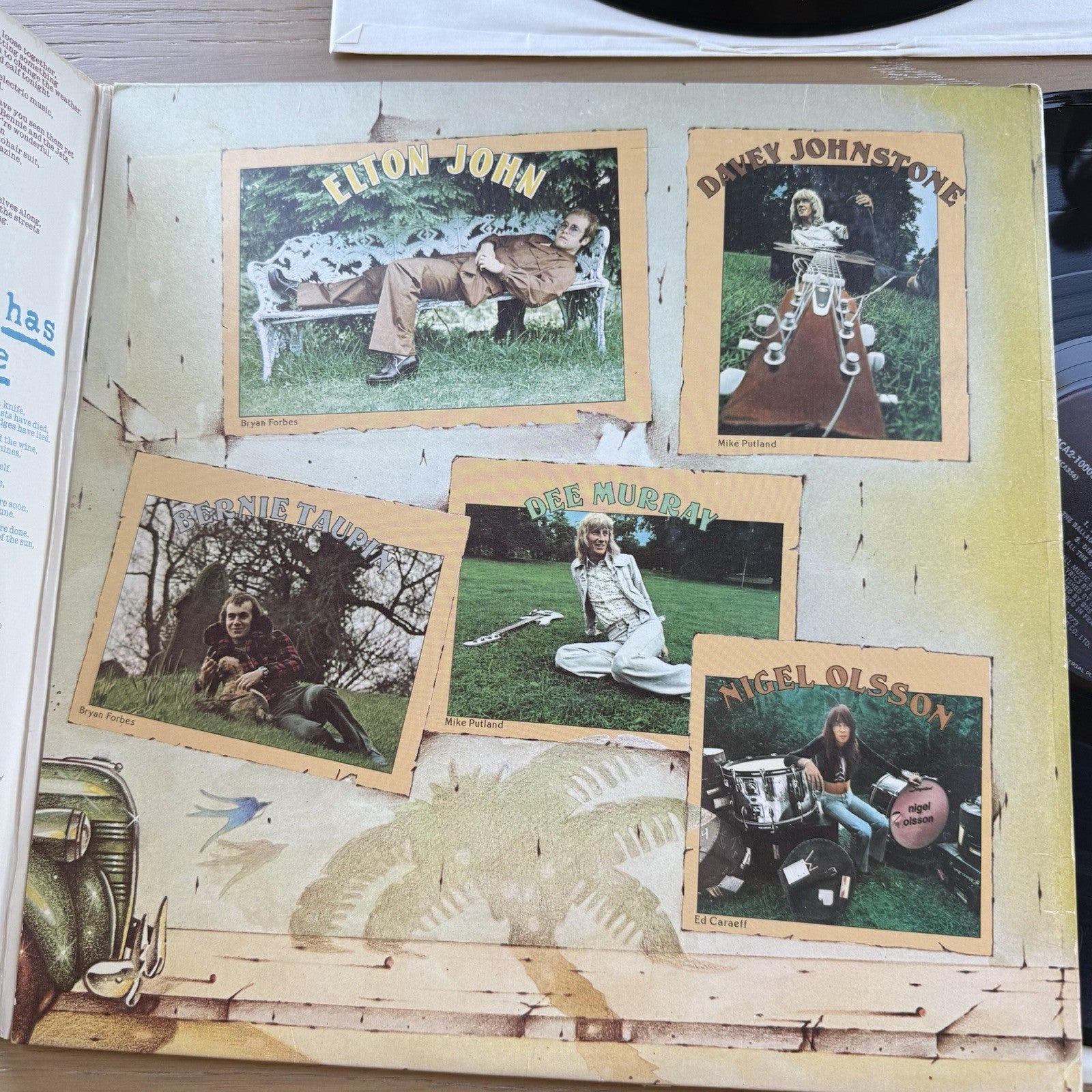 1973 Elton John Goodbye Yellow Brick Road 1st US Rainbow Press W/Sleeves! VG+