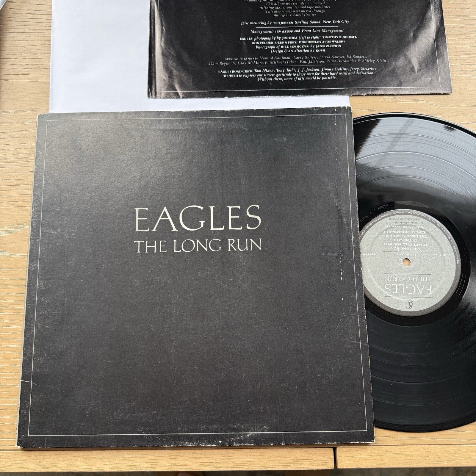 Eagles The Long Run Original 1979 US Press Vinyl LP Complete W/ OG Sleeve VG+