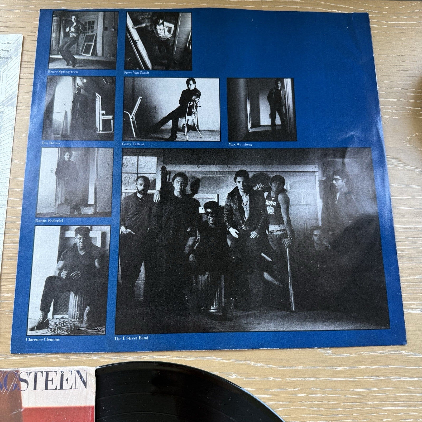 Bruce Springsteen Born In The USA LP Vinyl 1984 Columbia Shrink Hype Sticker VG+