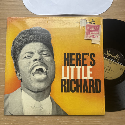 1957 Little Richard Here's Little Richard LP US Press In Shrink! EX/EX + Sticker