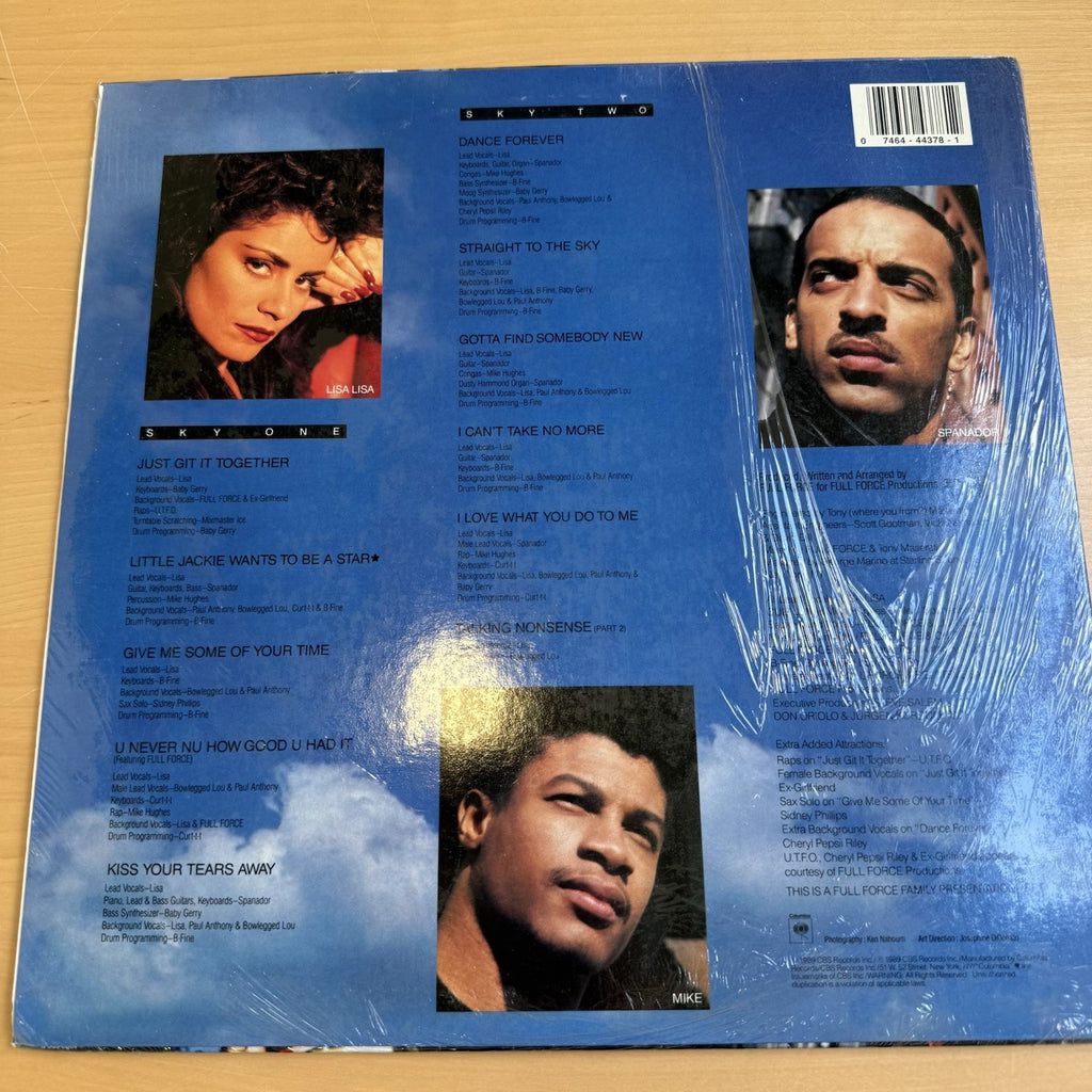 SEALED LISA LISA & CULT JAM 1st US Press Straight To The Sky [w/hype  LP
