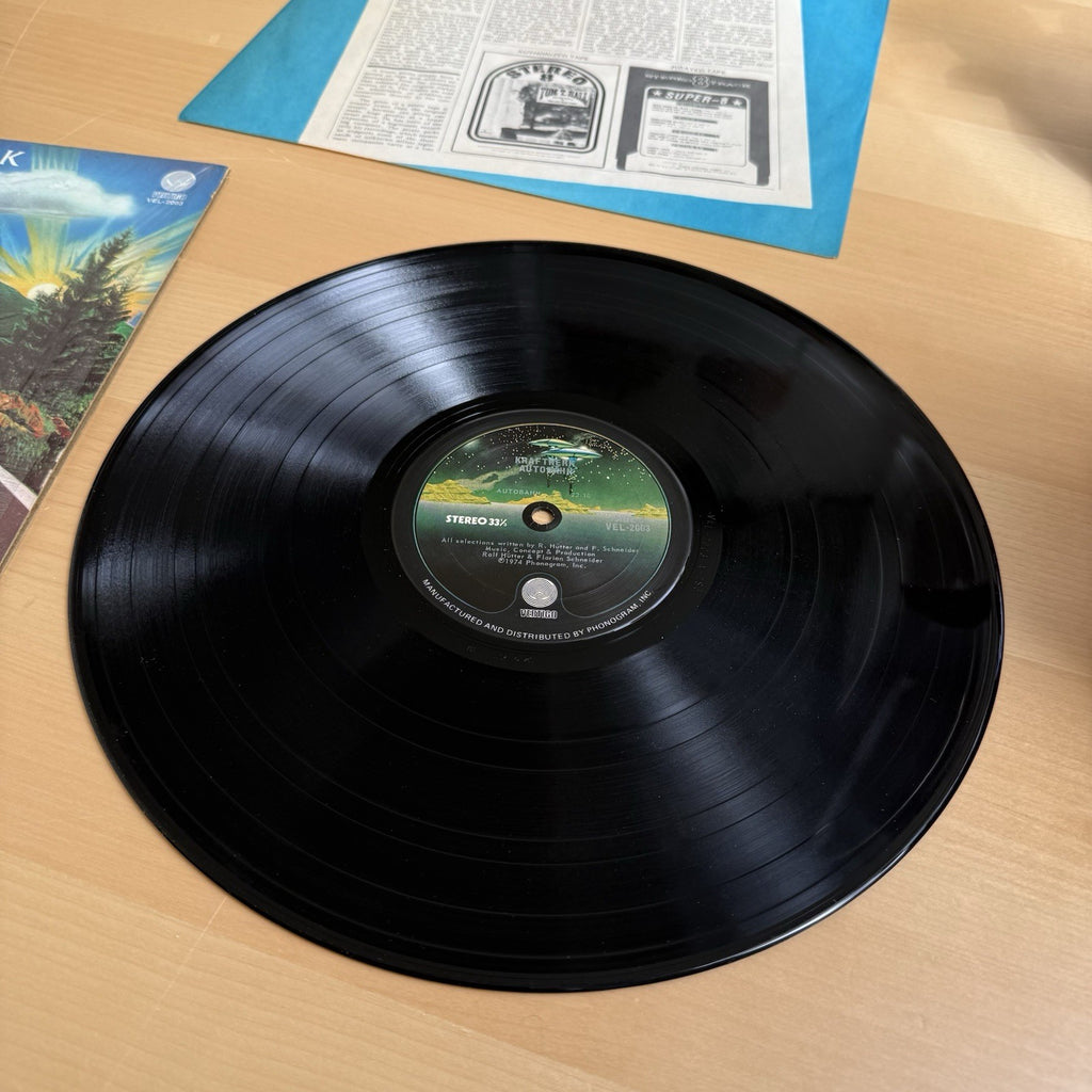 Kraut Rock LP KRAFTWERK Autobahn In SHRINK VG++ Complete W/Original Sleeve!