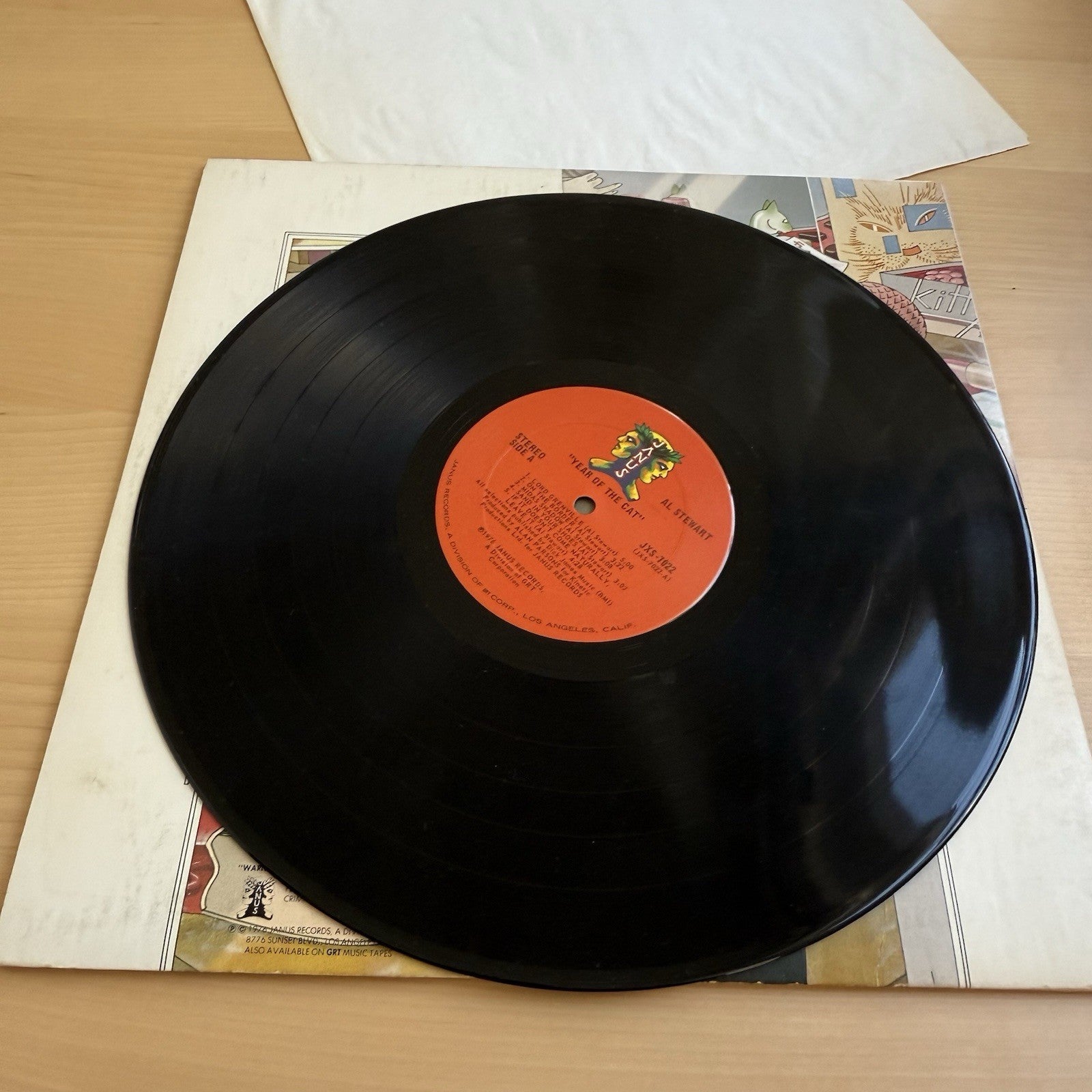 1976 AL STEWART  YEAR OF THE CAT" 1st US Press Complete W/Sleeve! Nice Copy VG+