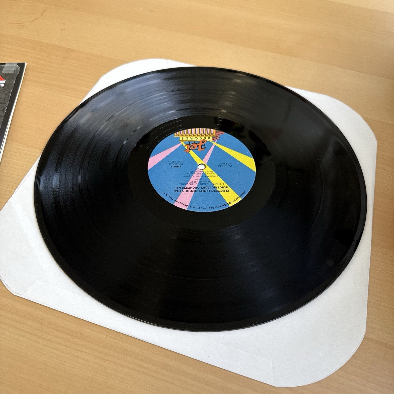 1973 Electric Light Orchestra ELO II Gatefold jet In Shrink! Vinyl LP EX/EX