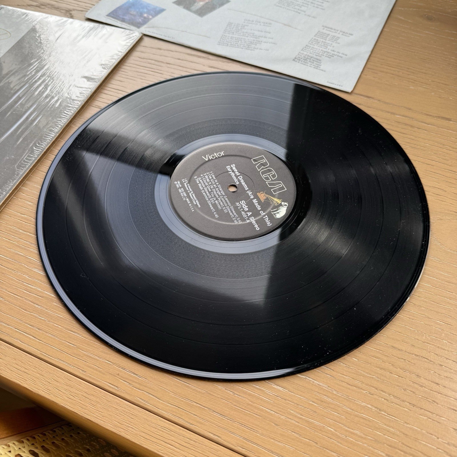 1983 EURYTHMICS Sweet Dreams Are Made Of This EX/EX In Shrink With MTV Sticker!