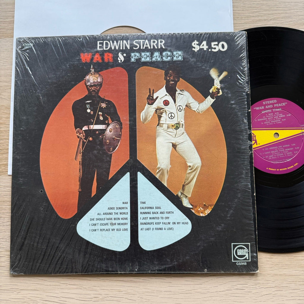 EDWIN STARR LP WAR & PEACE Original 1970 GORDY 1ST PRESS In Shrink!