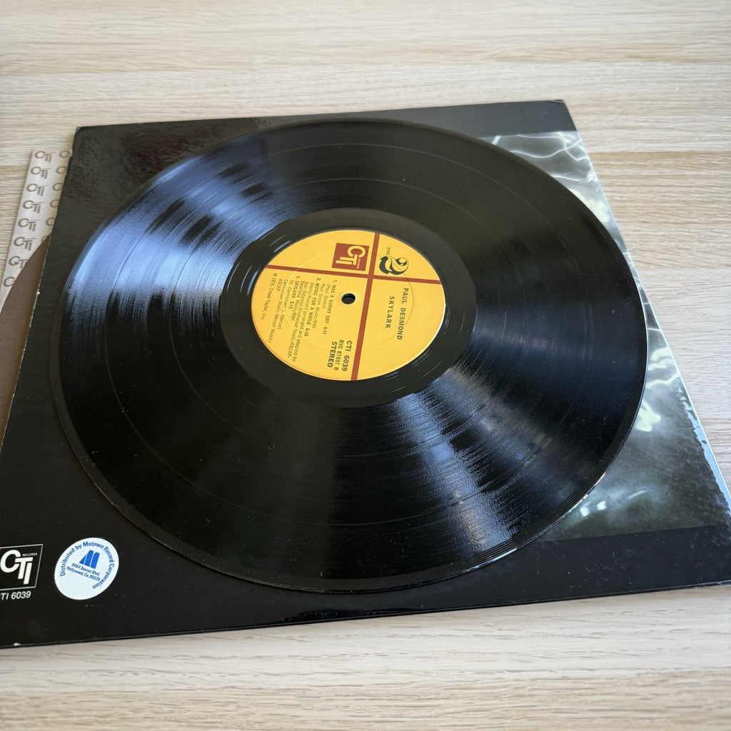 Paul Desmond Skylark 1974 CTI Van Gelder Stamp & RVG Etch Original Sleeve VG+