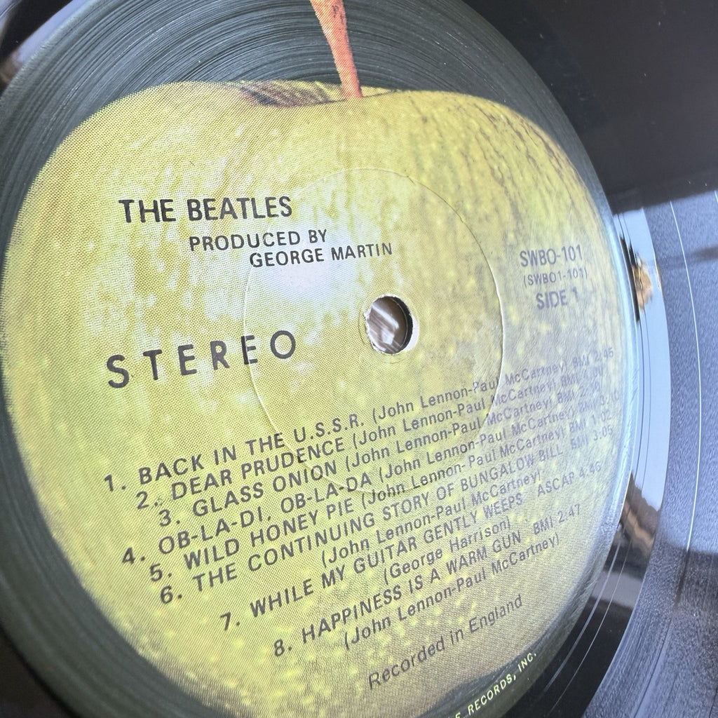 1971 THE BEATLES White Album US LA Press In Shrink! VG++ OG Poster+Photos 🍏 2LP