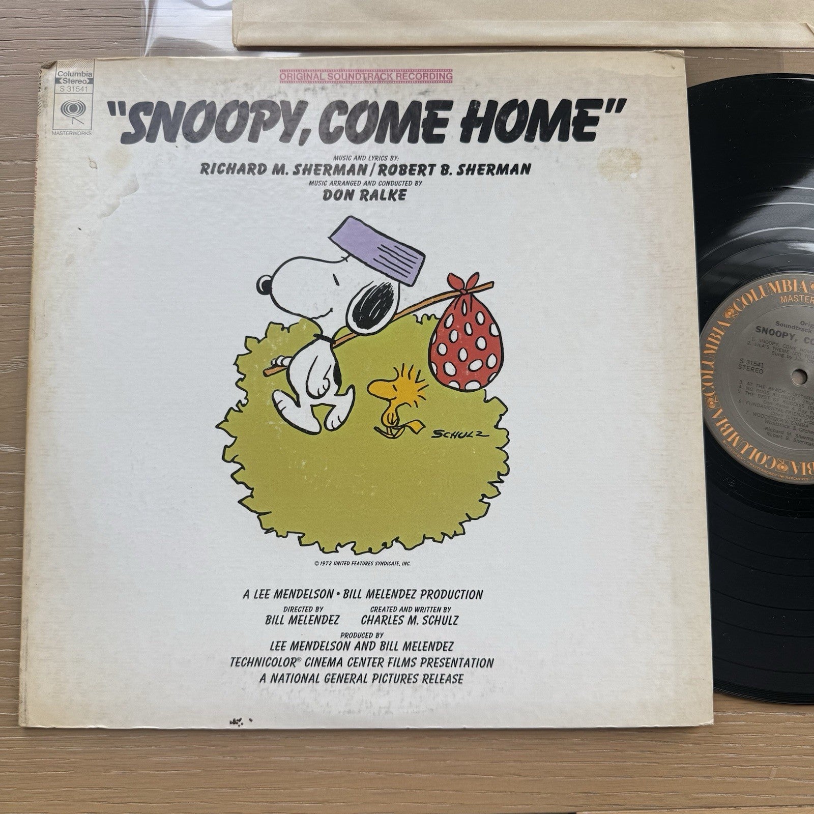 1972 Snoopy, Come Home" original soundtrack US Pressing Vinyl LO Record VG+