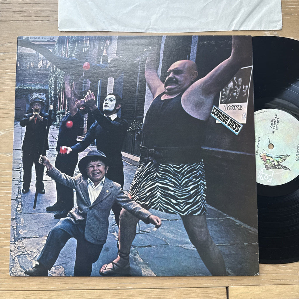 1975 Doors Strange Days EX/EX US Press LP Vinyl Record Elektra Label + Sleeve
