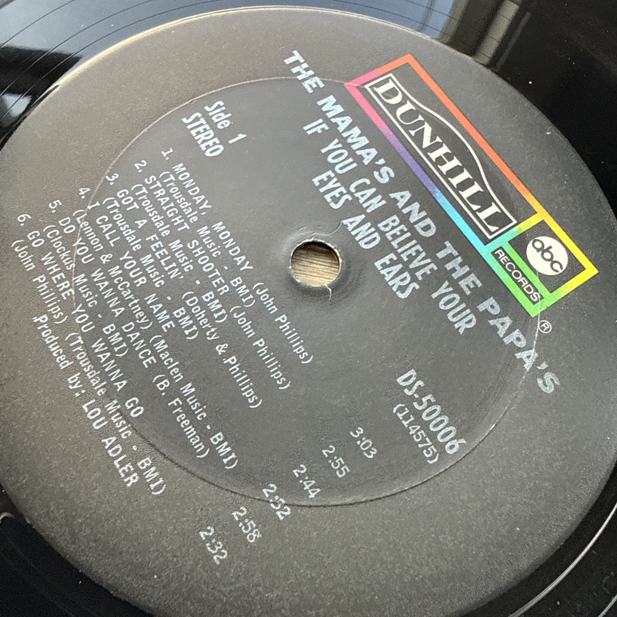 1970s Mamas and The Papas US Press If You Can Believe Your Eyes and Ears VG+