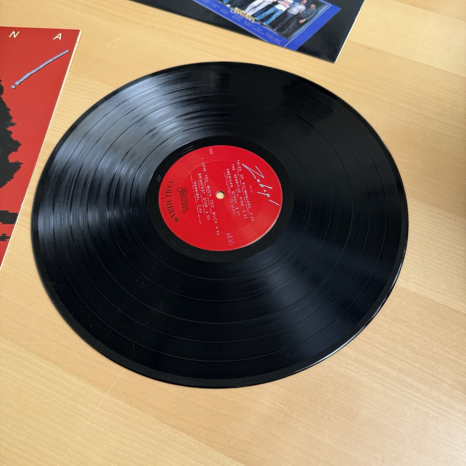 1981 Carlos Santana ZEBOP! LP Original 1st US Press Vinyl Complete W/Sleeve!