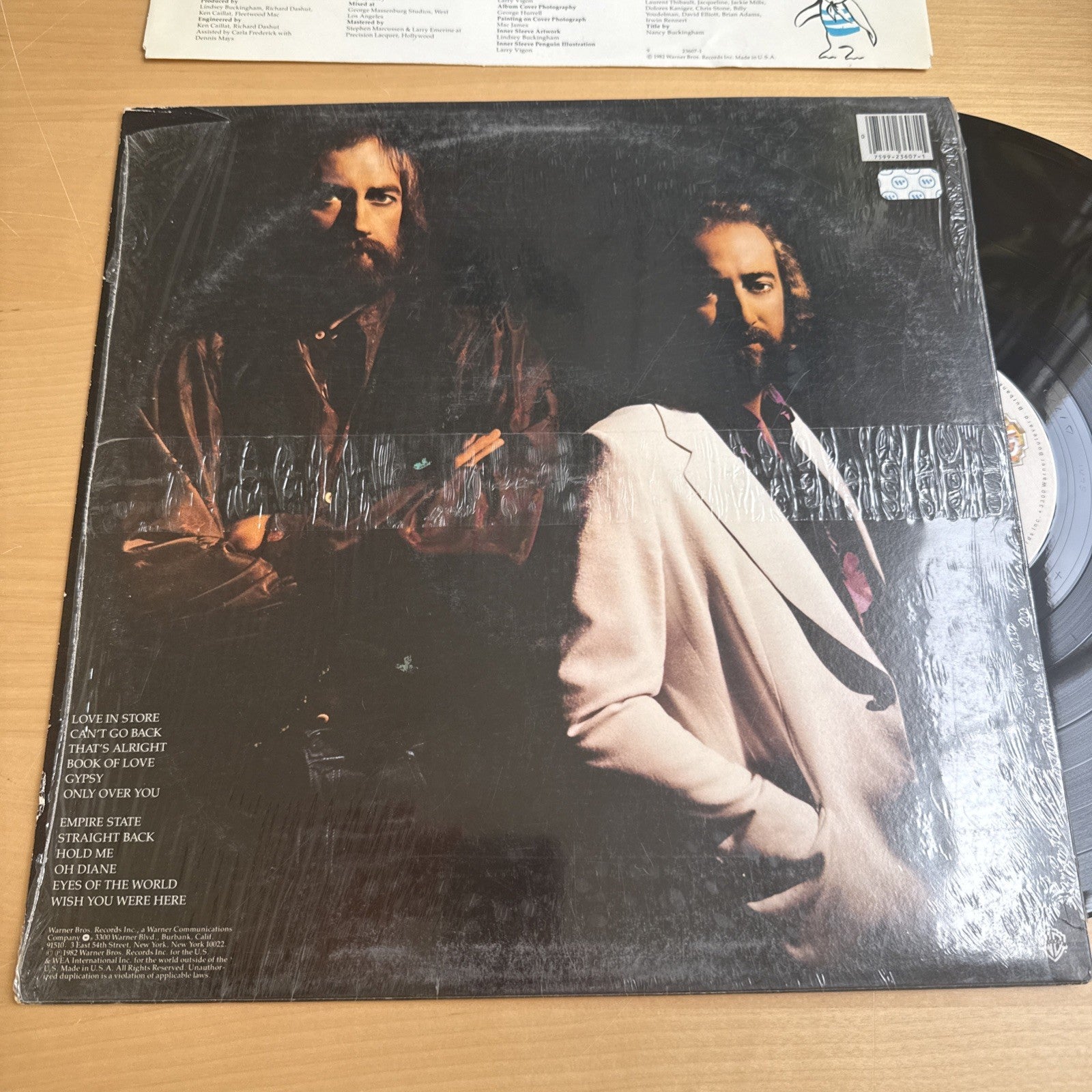 1982 Fleetwood Mac MIRAGE In Shrink! + Hype Sticker Original Inner Sleeve VG+
