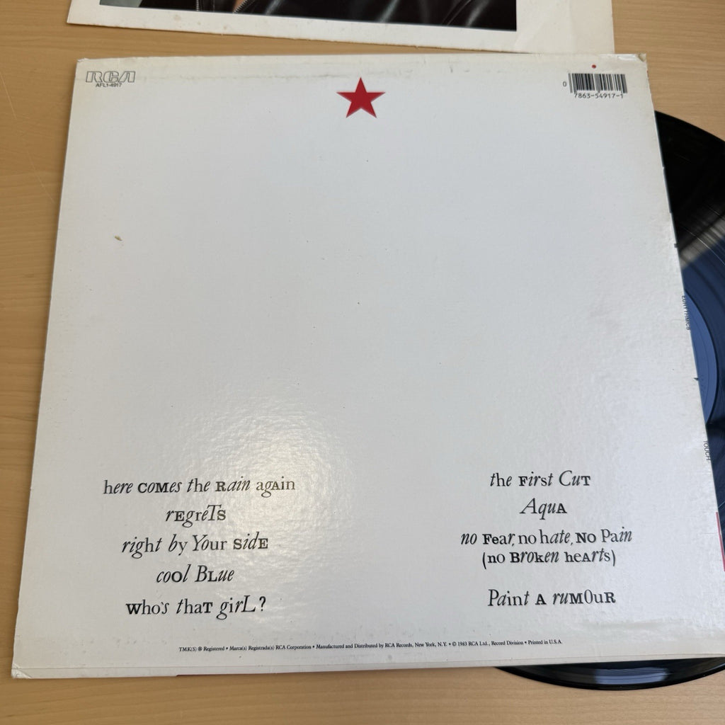 EURYTHMICS Touch LP 1983 US Press Complete W/ Original Sleeve RCA Victor VG+