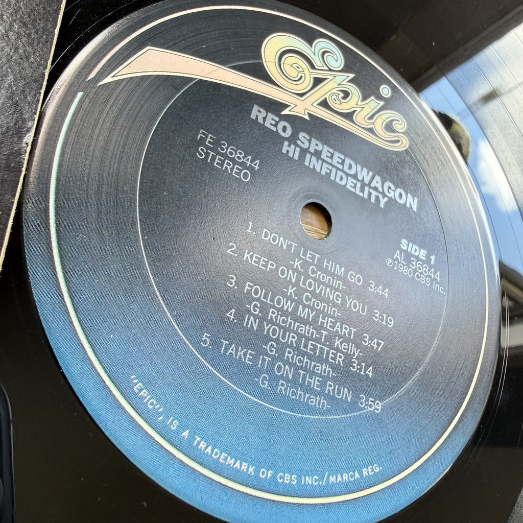 Reo Speedwagon High Infidelity 1980 US Press Complete W/ Original Sleeve!