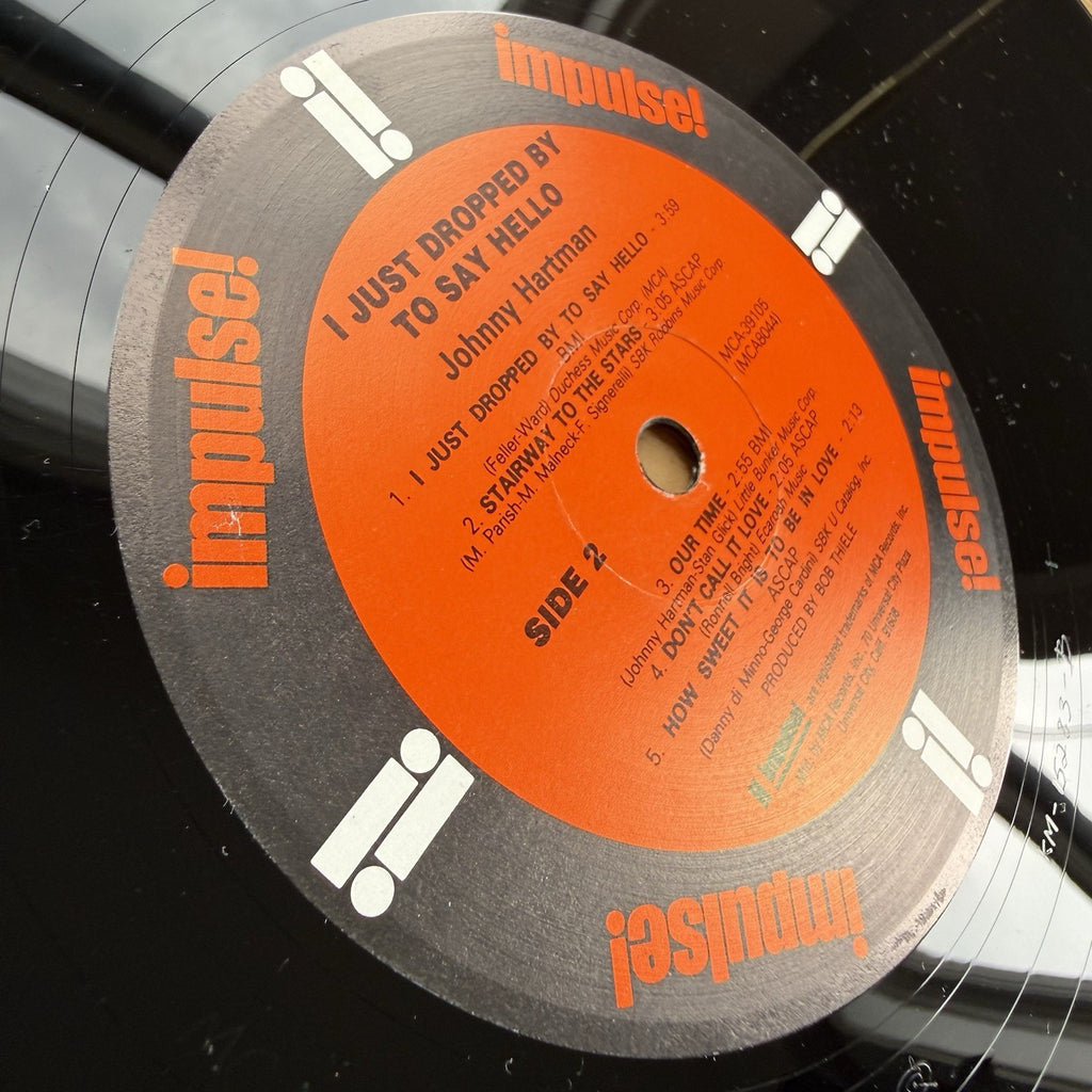 Johnny Hartman I Just Dropped By To Say Hello LP In Shrink! Sleeve VG++ US Press