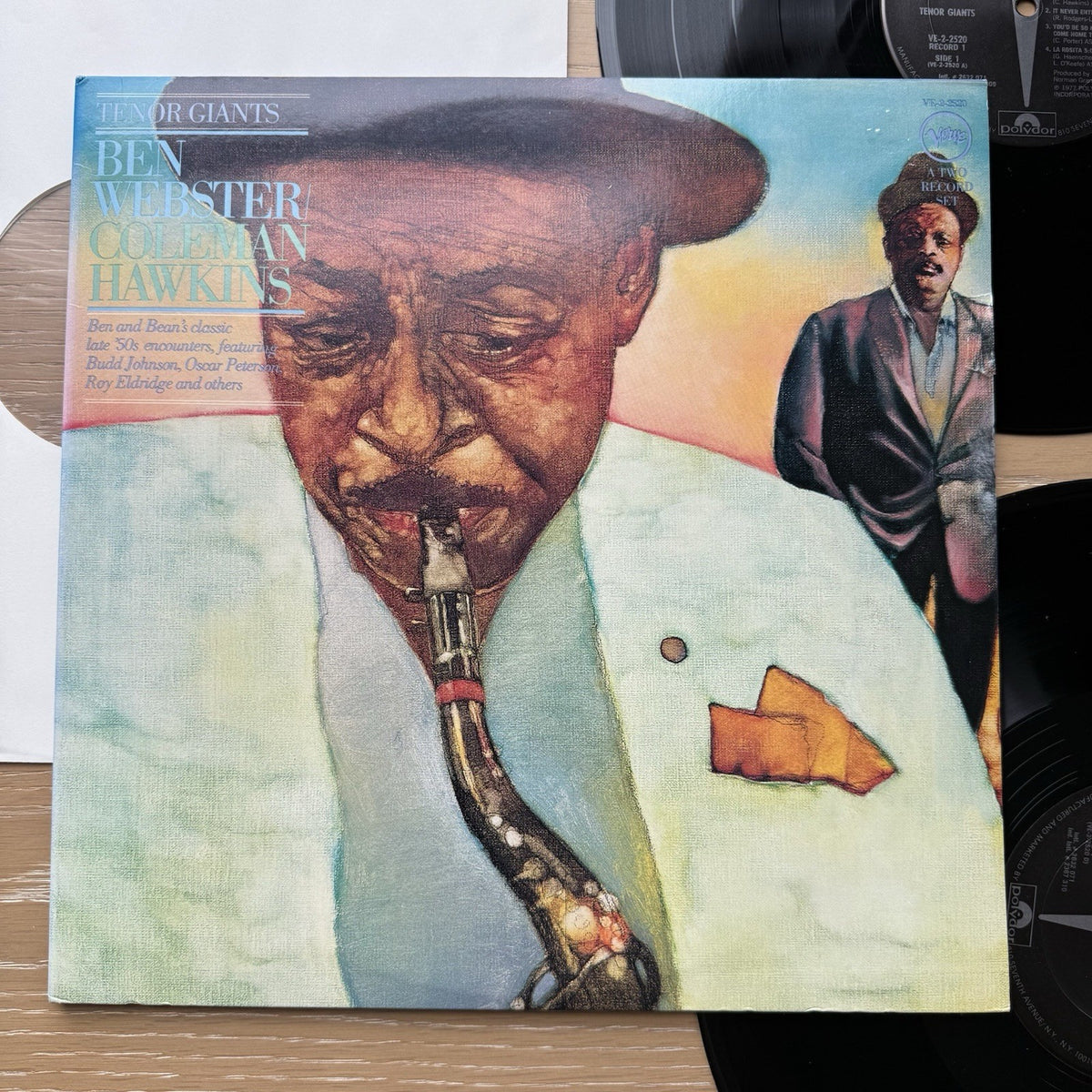Ben Webster / Coleman Hawkins Tenor Giants Verve Double LP Near Mint 2xVinyl