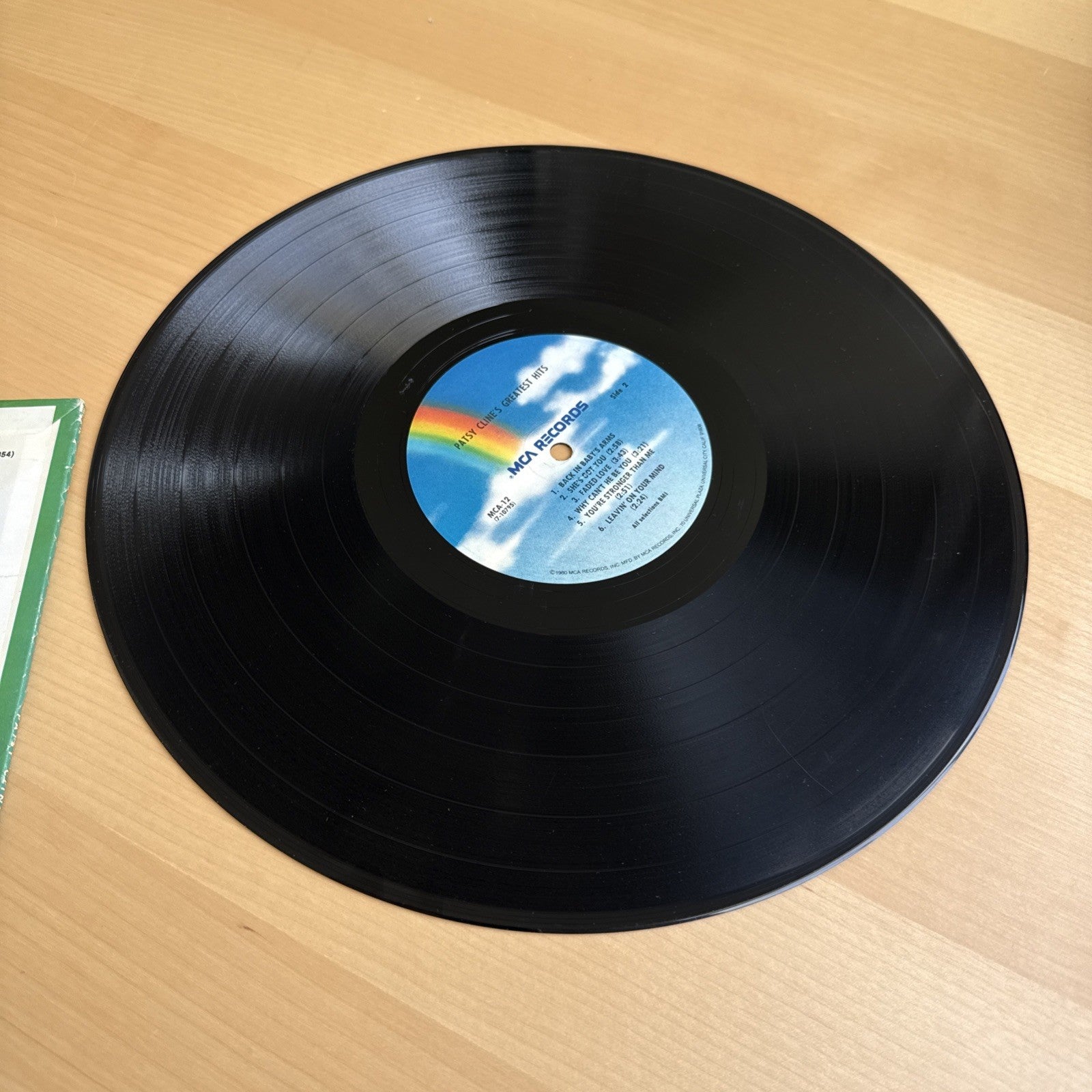Patsy Cline ‎Greatest Hits 1980s Vintage Vinyl LP Record! Nice Copy. MCA Records