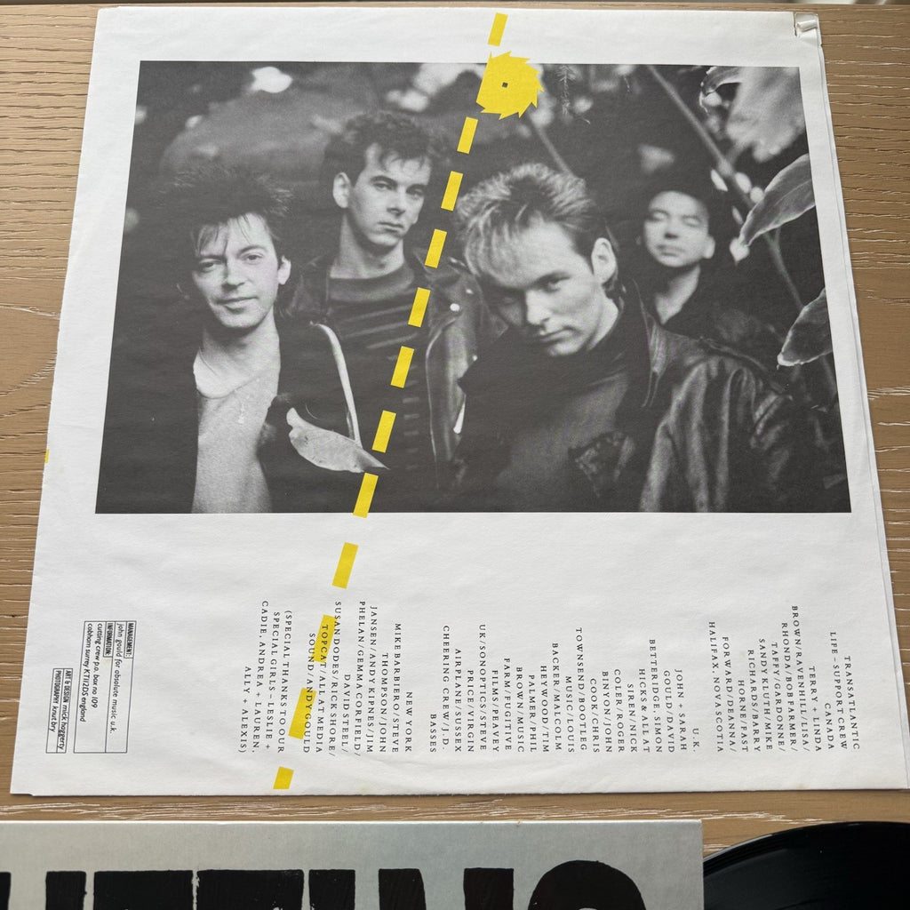 1986 Cutting Crew Broadcast LP US Press In Shrink W/ Original Sleeve VG++ Hype