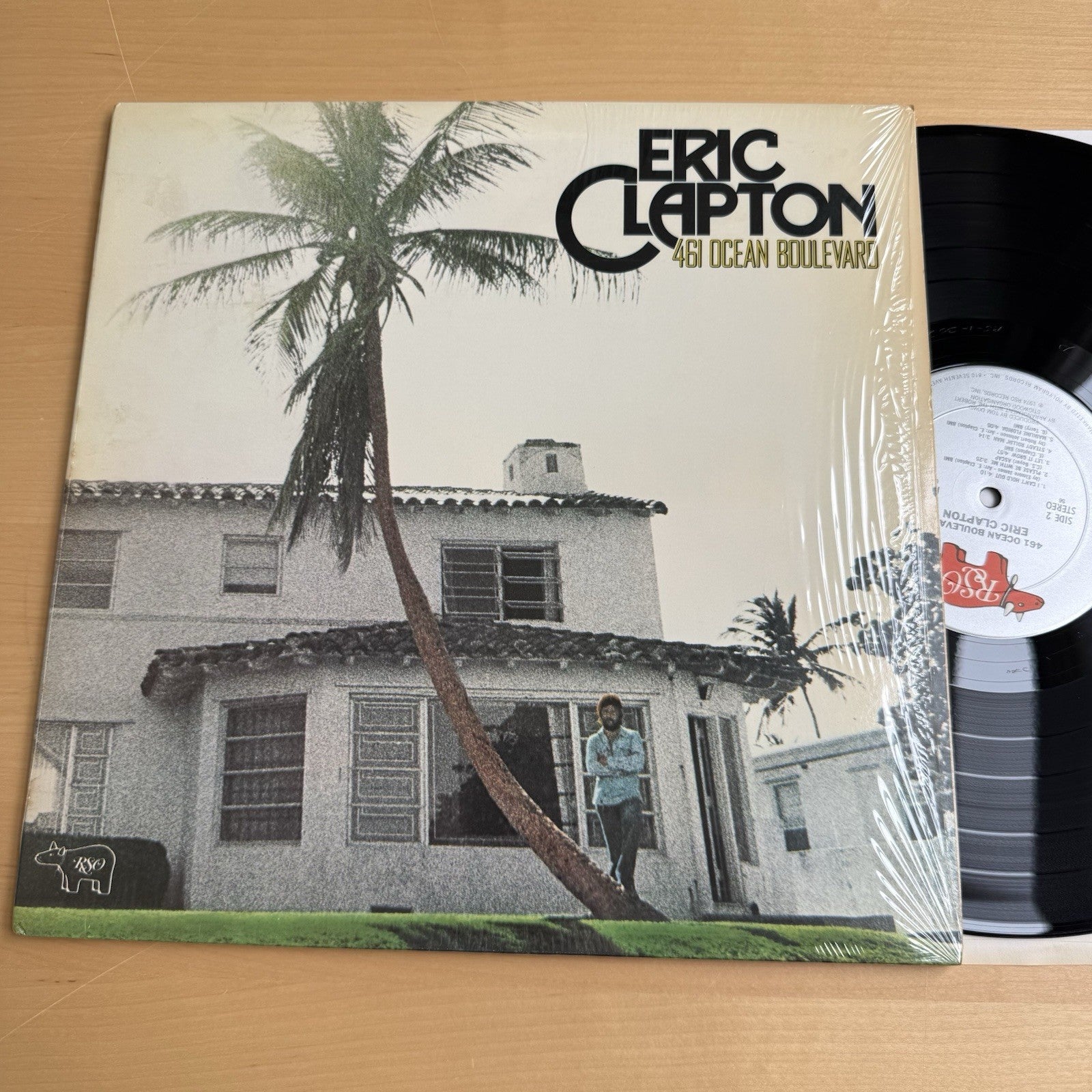 1970s ERIC CLAPTON 461 Ocean Boulevard US Press RSO LP VG++ gatefold In SHRINK!