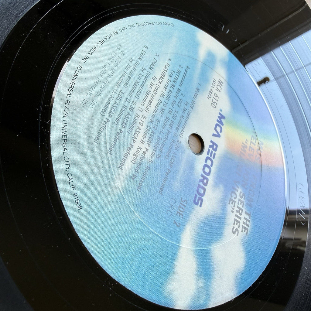 Miami Vice TV Show Series Vinyl 1985  Original US Press In Shrink! LP VG+