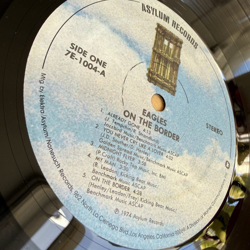 Eagles On The Border Original 1974 US Pressing Asylum VG+ Vinyl Lp Record