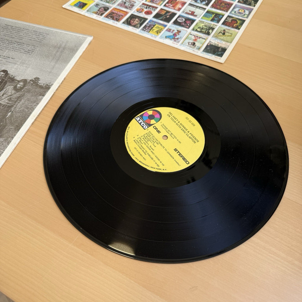 1970s Delaney & Bonnie & Friends With Eric Clapton On Tour US Press In Shrink EX