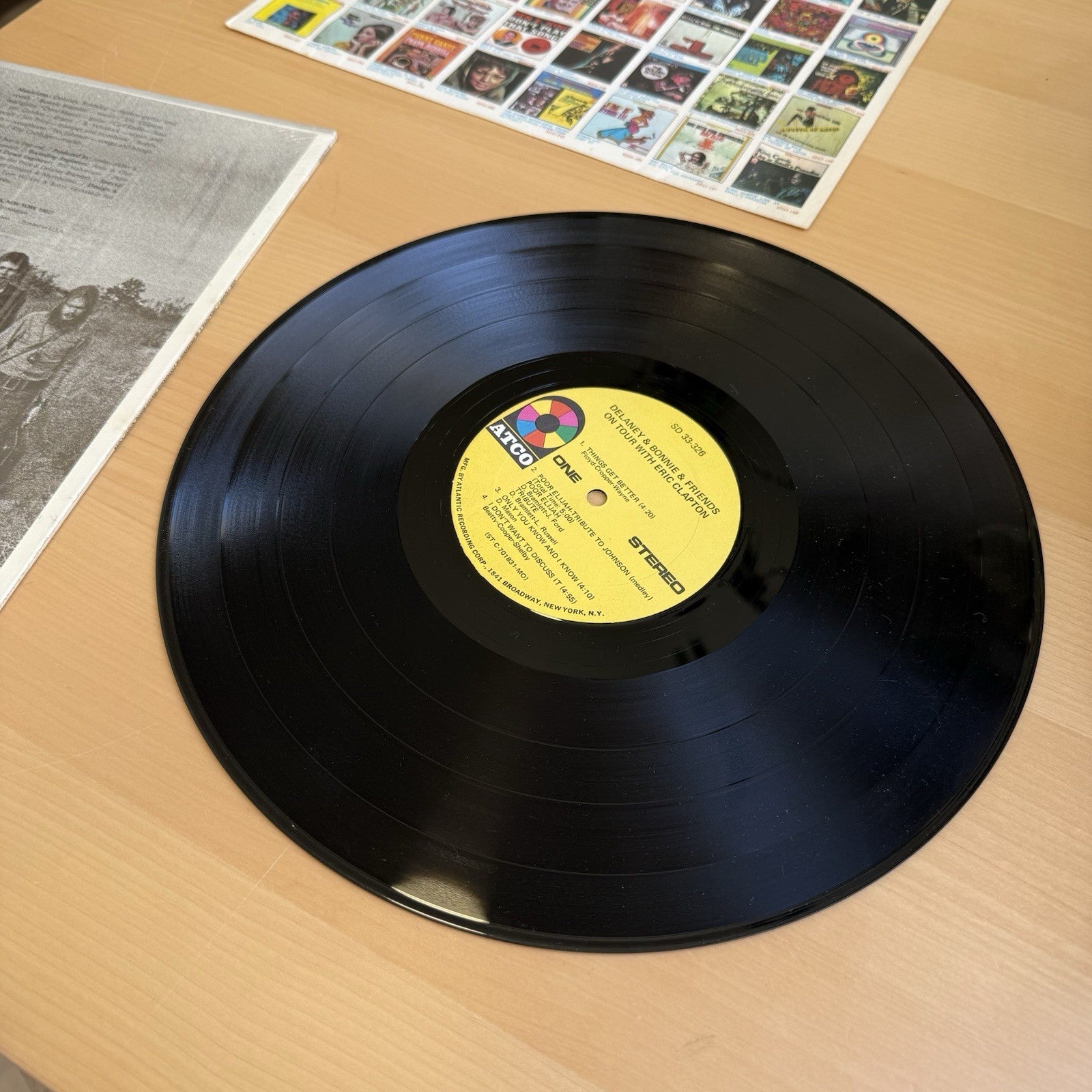1970s Delaney & Bonnie & Friends With Eric Clapton On Tour US Press In Shrink EX