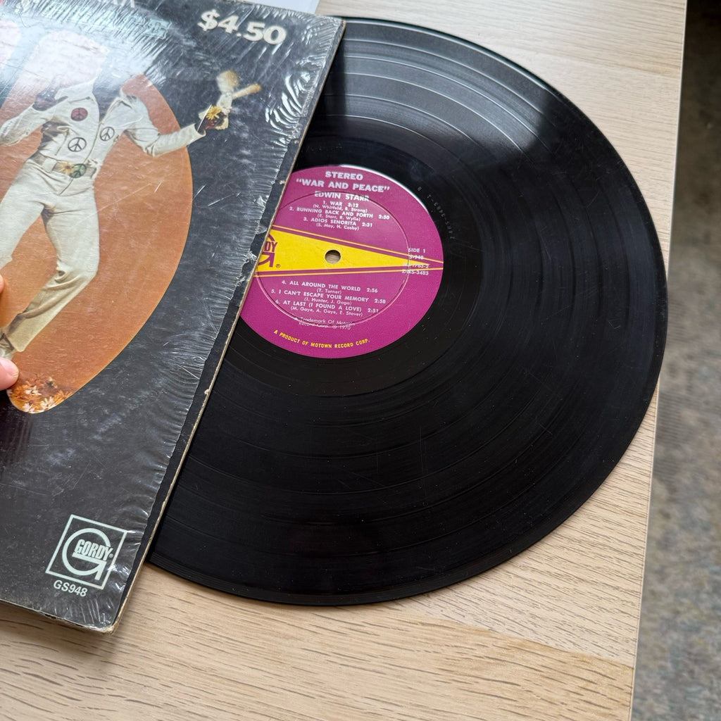EDWIN STARR LP WAR & PEACE Original 1970 GORDY 1ST PRESS In Shrink!