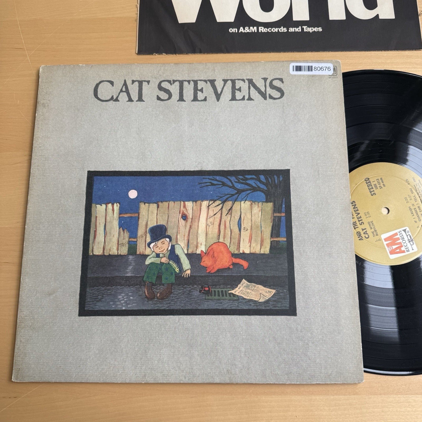 1970s Cat Stevens Teaser And The Firecat Gatefold LP US Pressing + Sleeve