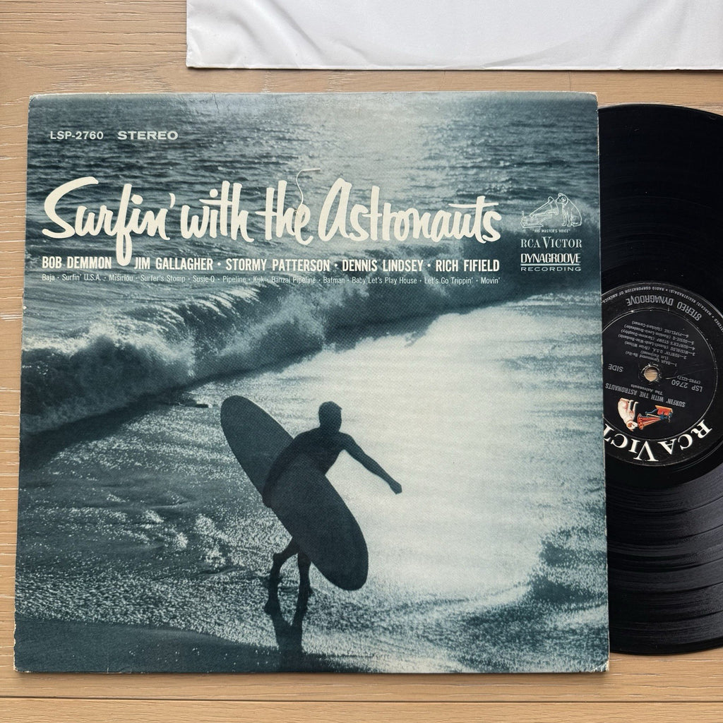 1963 Surfin' with the Astronauts Surf Vinyl LP RCA Dynagroove MONO Rare! VG+