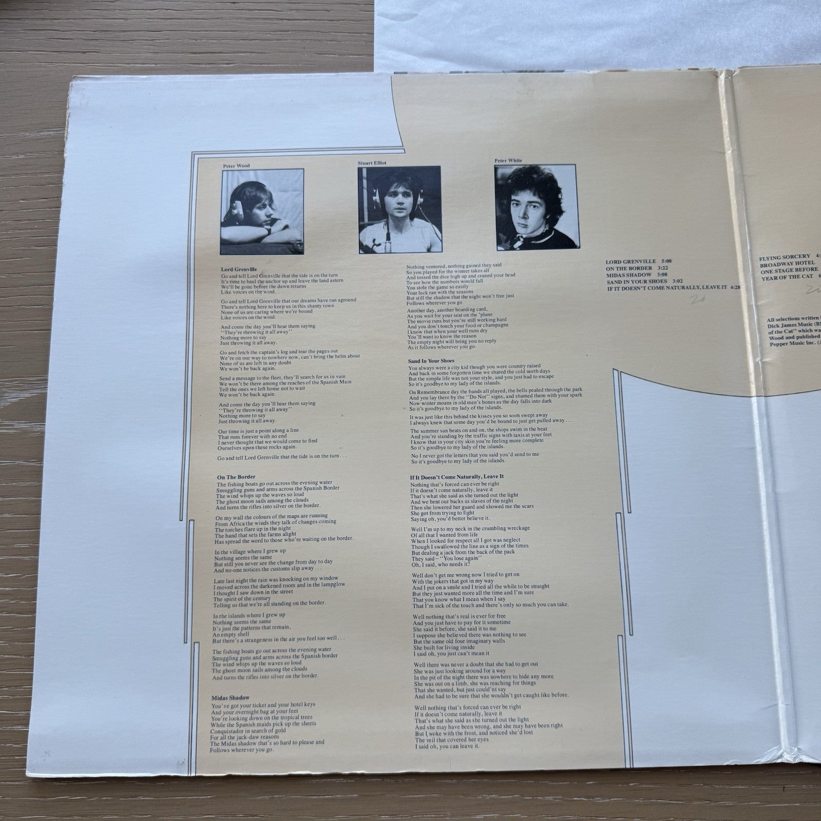 1976 AL STEWART  YEAR OF THE CAT" 1st US Press Complete W/Sleeve! Nice Copy VG+