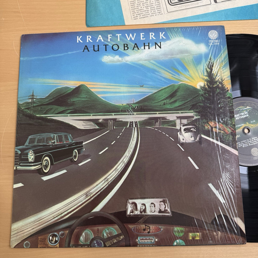 Kraut Rock LP KRAFTWERK Autobahn In SHRINK VG++ Complete W/Original Sleeve!