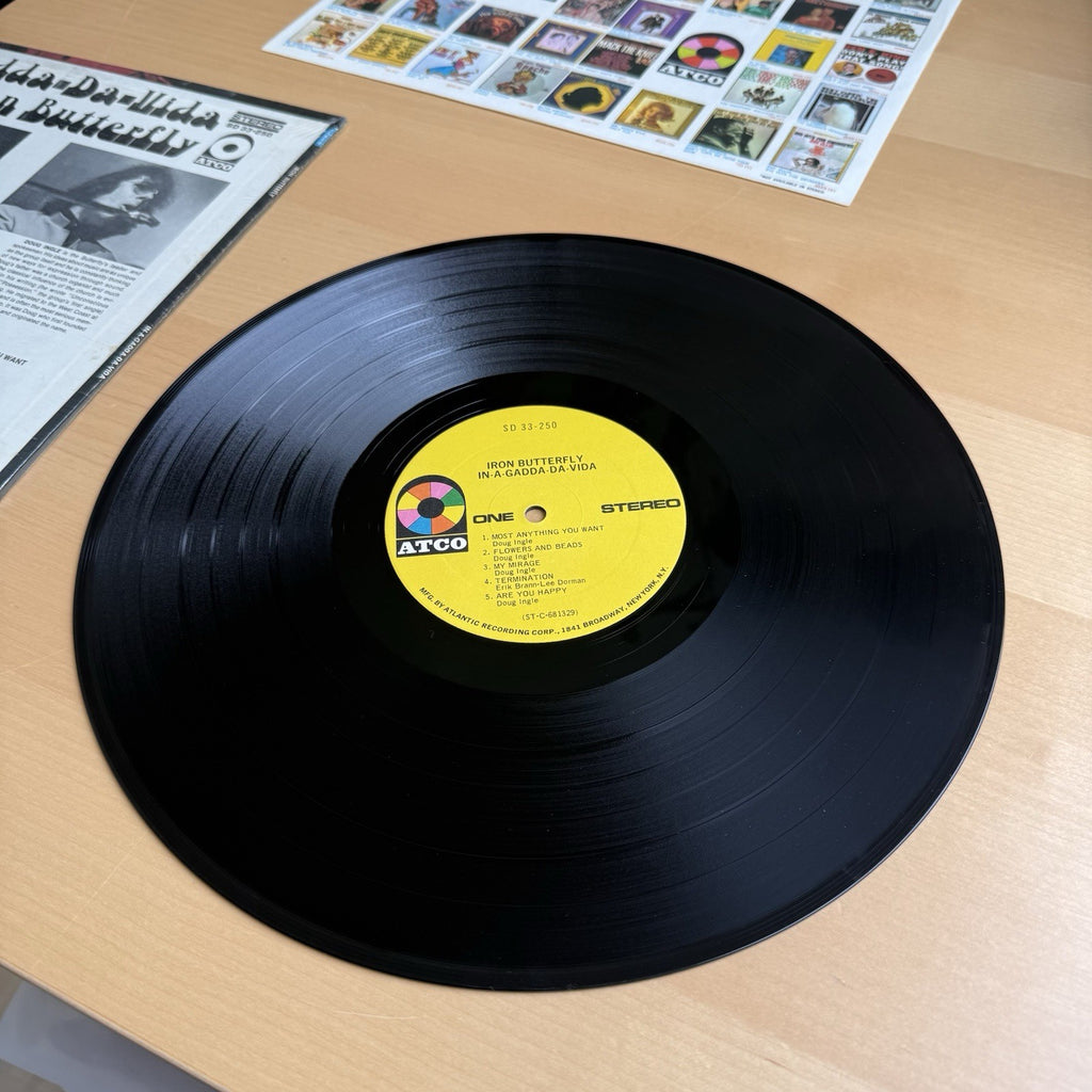 1968 IRON BUTTERFLY In-A-Gadda-Da-Vida US Press LP ATCO In SHRINK VG+ W/Sleeve