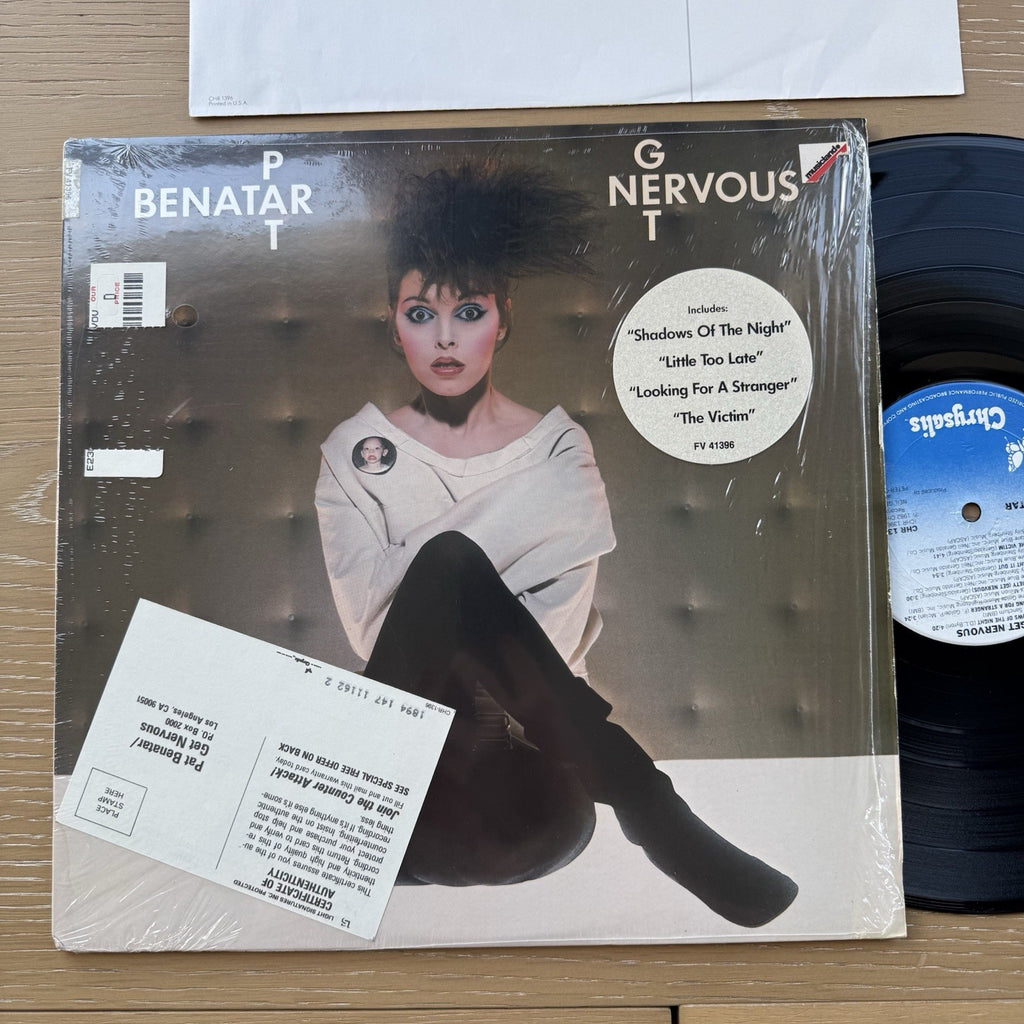 PAT BENATAR Get Nervous In Shrink 1982 Original US Press EX/EX + Rare Post Card