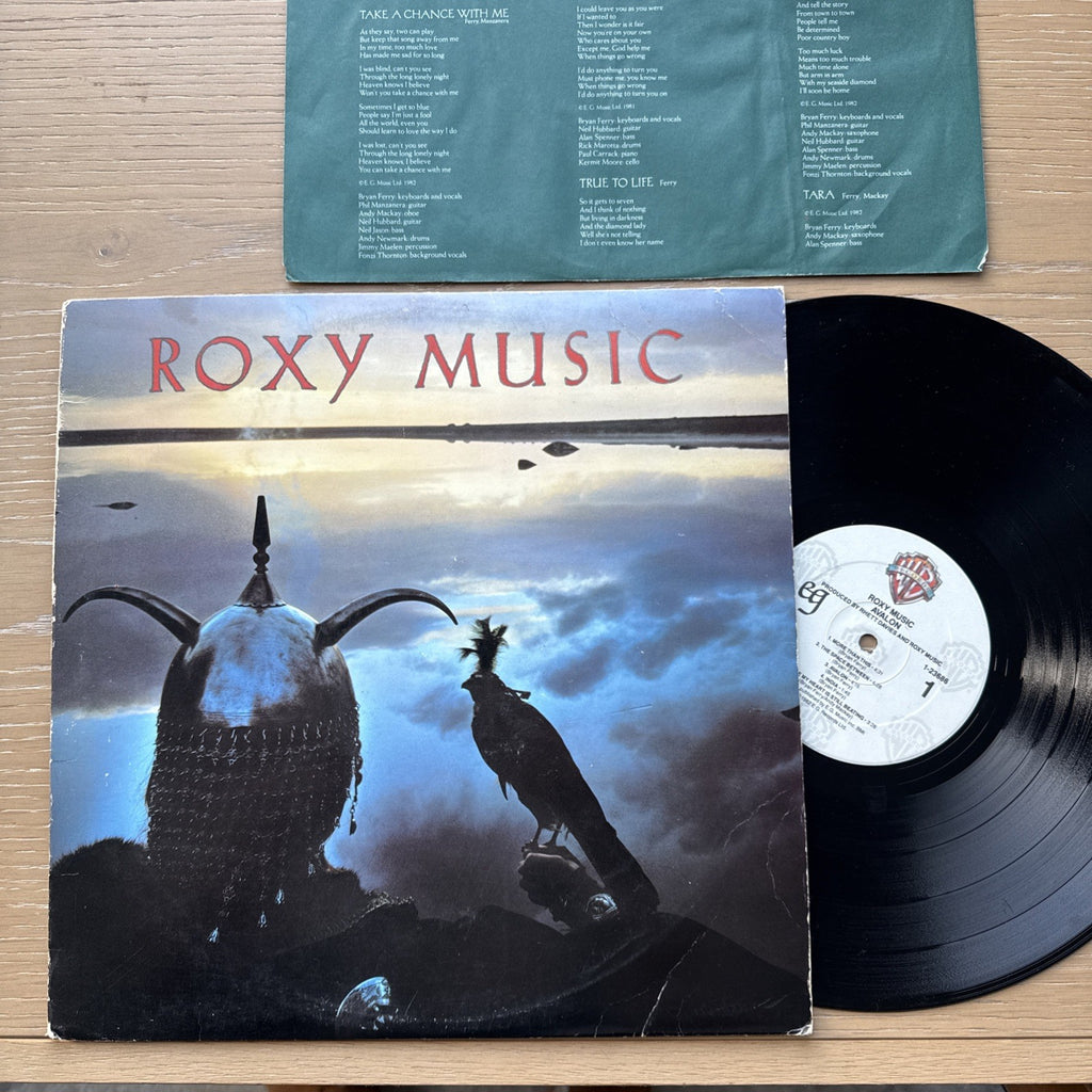 1982 ROXY MUSIC AVALON US Press bryan ferry w/ Original lyric inner sleeve!