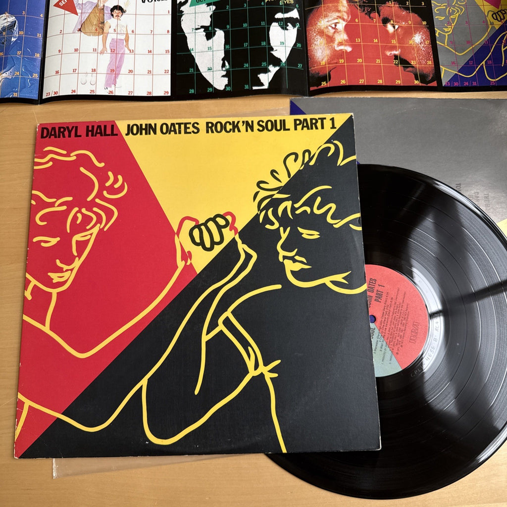 DARYL HALL & JOHN OATES Rock 'N Soul Part 1 RCA LP VG+ with poster! + OG Sleeve