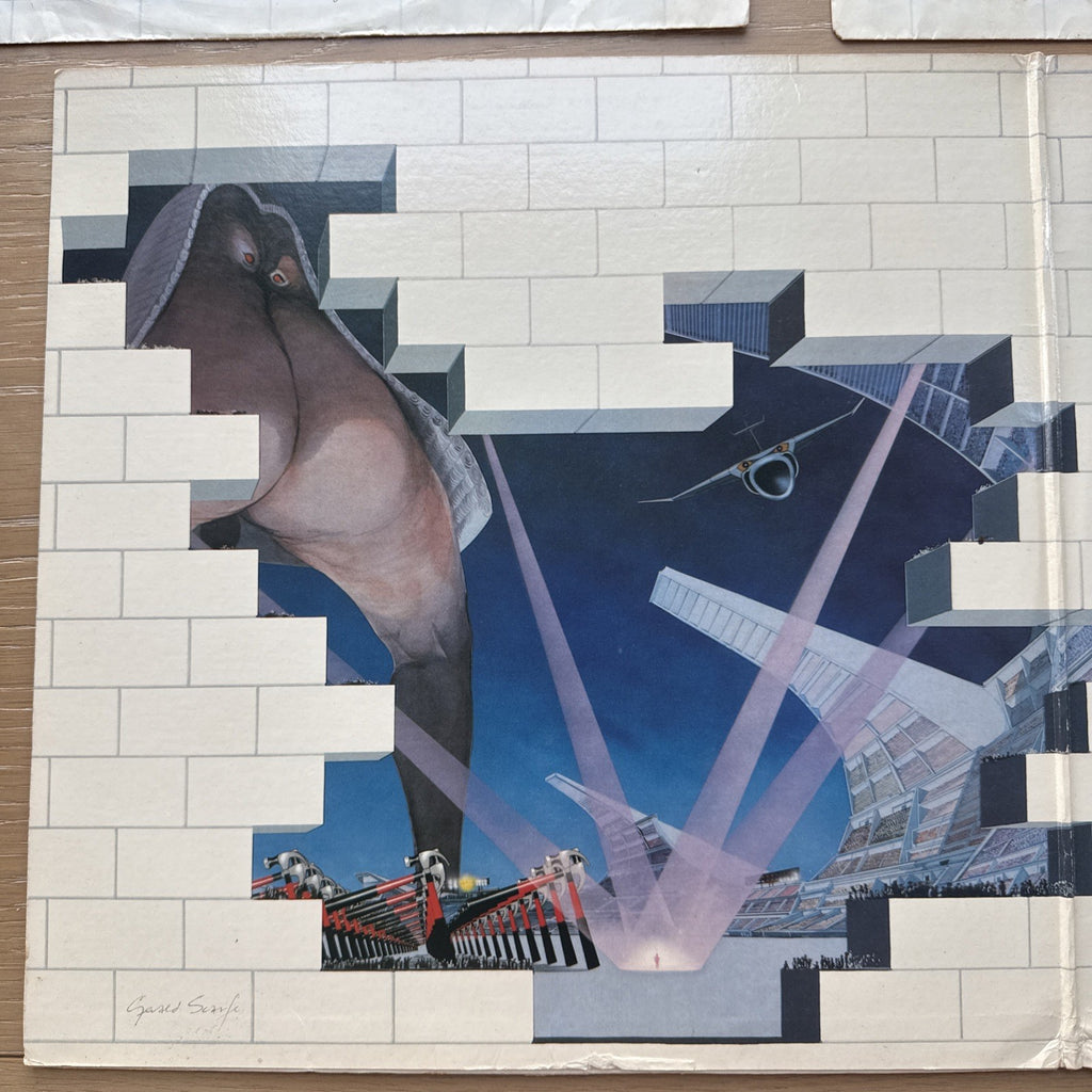 Pink Floyd The Wall 1979 1st US Pitman Press 2LP Complete W/OG Sleeves VG+