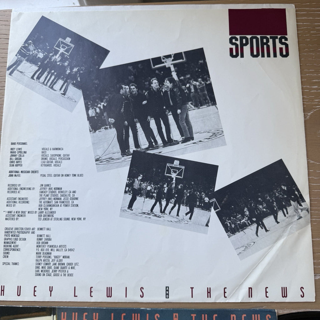 Huey Lewis & The News LP Sports 1st US Press Orig 1983 EX/EX In Shrink + Sleeve